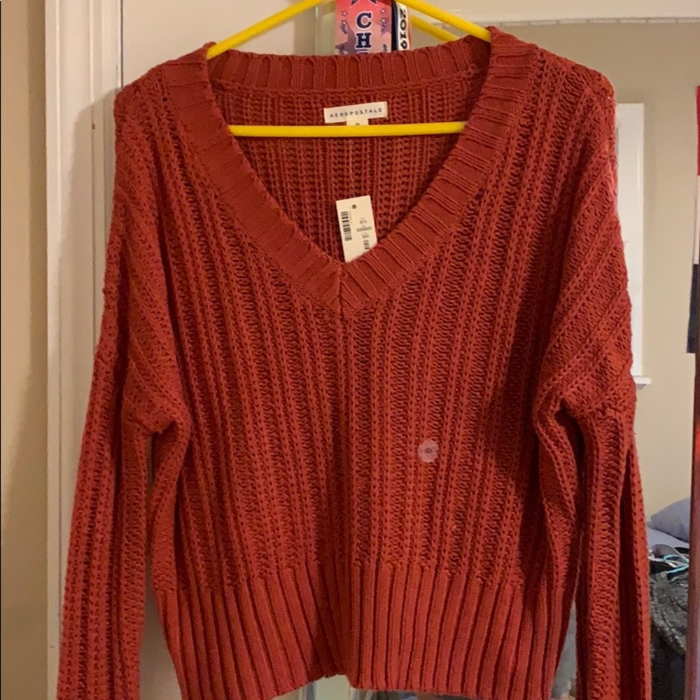 Red sweater